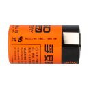 Fanso er34615m D-cell 3.6v 13000mAh Li-SOCl2 battery Z-solder tag