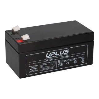 Uplus US12-3.4 AGM Akku 12V 3,4Ah VdS Blei