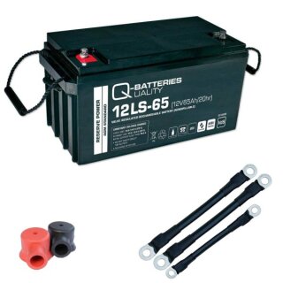 USV-Akku Q-Batteries 216V-Anlage 18 x 12LS-65 für Sicherheitsbeleuchtung Inkl. Zubehör