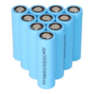 10x FEB TerraE INR21700 55E2 Lithium-Ionen-Zelle mit 5,5Ah Kapazität