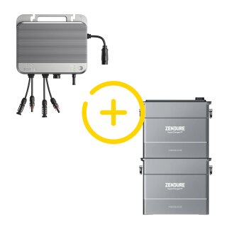 Zendure SolarFlow 800 mit 2× AB2000S 3840Wh Batteriespeicher