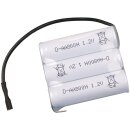 Notleuchtenakku 3,6V 860mAh mit Faston 2,8mm für ER...