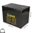 Replacement battery for Sopur e155 2 x 12v 75Ah lead agm...