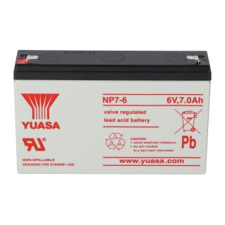 BATTERIA 12V 7Ah - NP7 -12 YUASA 