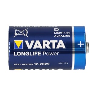 Varta 4920 Longlife Power LR20 D Batterie 2er Blister
