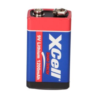 2X XCell Lithium 9V Bloc Batteries Haute Performance pour Les