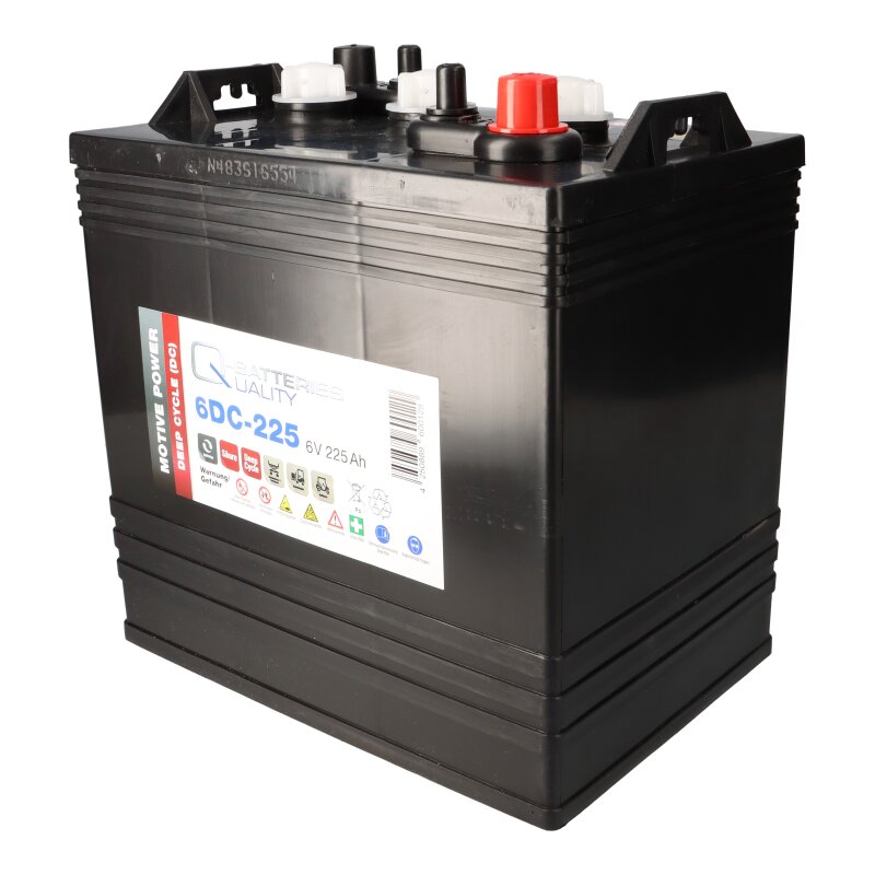 6dc 225 6v 225ah Deep Cycle Q Batteries Traktionsbatterie