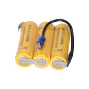 Akkupack für Notleuchten 3,6V 800mAh NiCd F3x1 passend für RZB 784152036