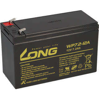 Bleiakku kompatibel PU7 UPS Battery 12V 7,2 Ah F2 wartungsfrei