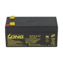 Bleiakku 12V 3,3Ah kompatibel LC-R123R4P battery AGM VdS